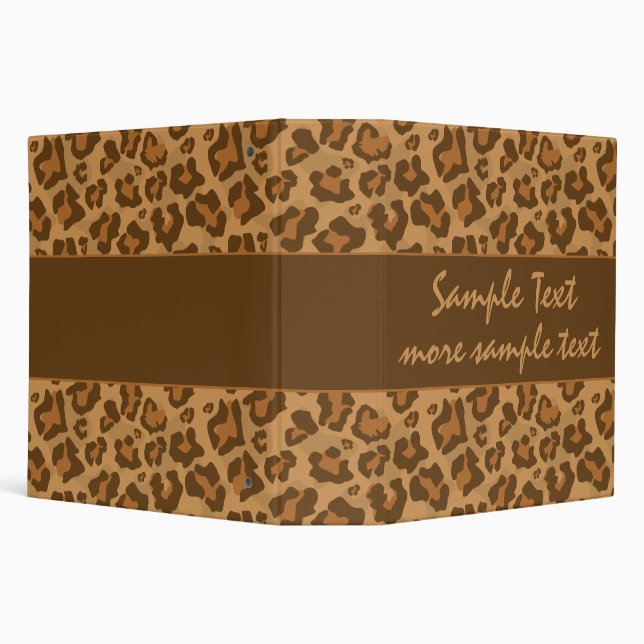 Leopard Print Binder (Background)