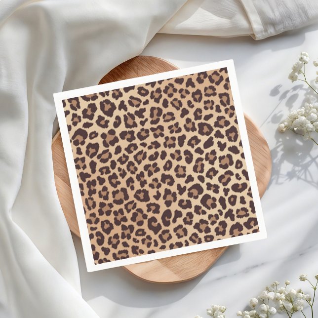 Leopard Print Birthday  Napkins (Creator Uploaded)