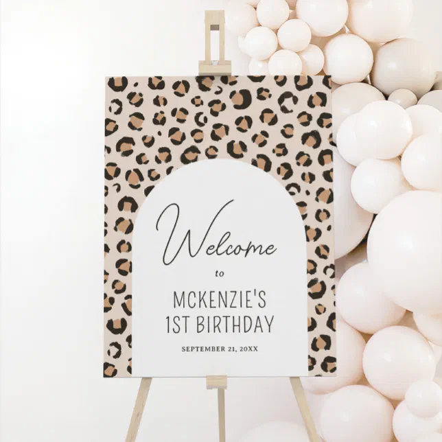 Leopard Print Birthday Party