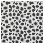 Leopard Print - Black and White Fabric