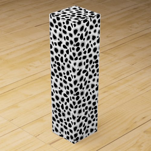 Leopard Print _ Black and White Wine Gift Box