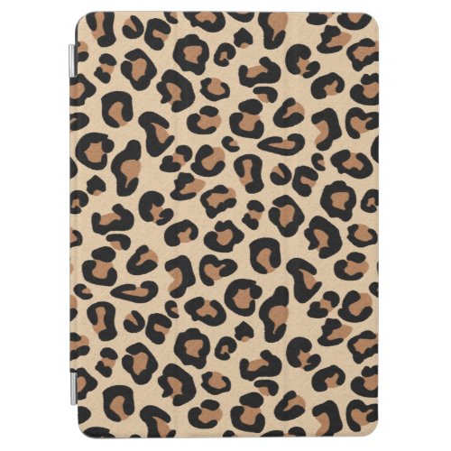 Leopard Print Black Brown Rust and Tan iPad Air Cover