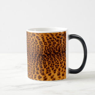 Leopard print black spotted Skin Texture Template Color Morph Mug
