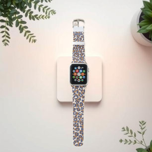 Leopard Print-Blue and Brown- Apple Watch Band