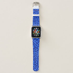Leopard Print-Blue- Apple Watch Band