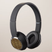 Leopard Print Bluetooth Headphones (3/4)
