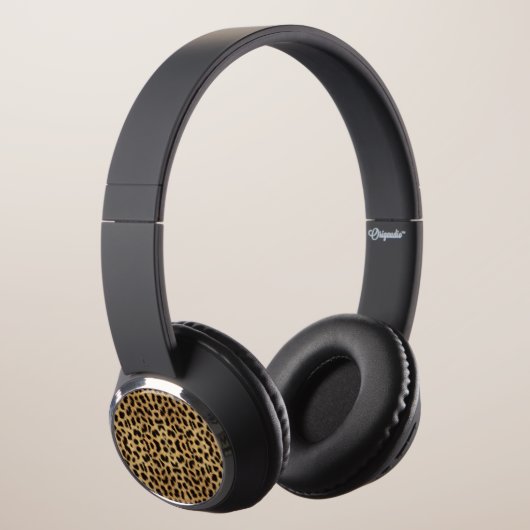 Leopard Print Bluetooth Headphones (3/4)