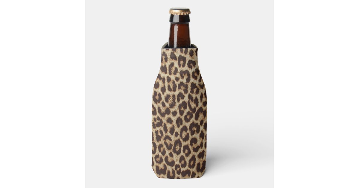 Leopard Print Bottle Cooler | Zazzle