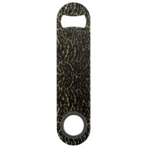 Leopard Print Bottle Openers