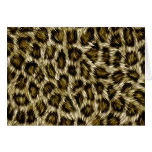Leopard Print - Brown Cards