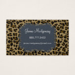 Leopard Print Business Card