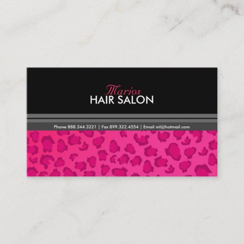 Leopard Print - Business Card