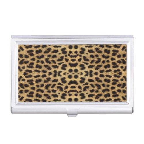 Leopard print Business Card Holder
