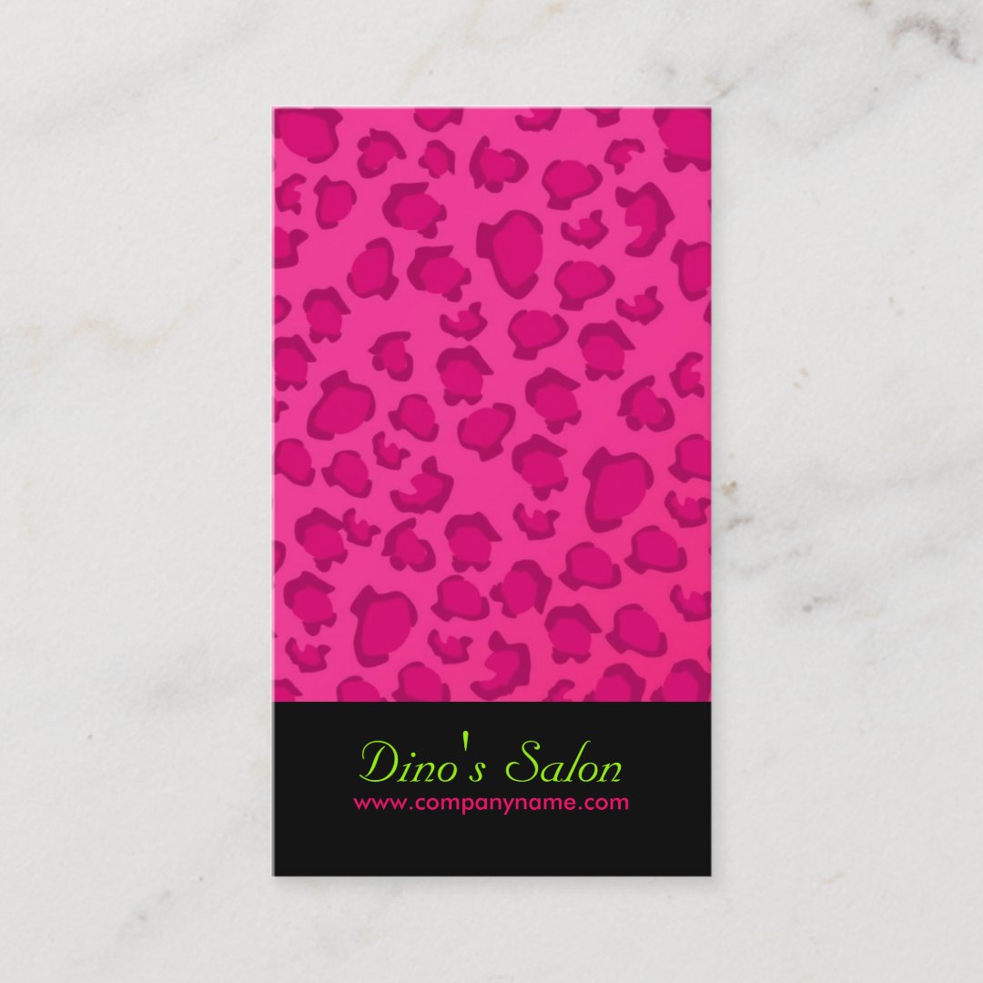 Leopard Print Business Cards | Zazzle