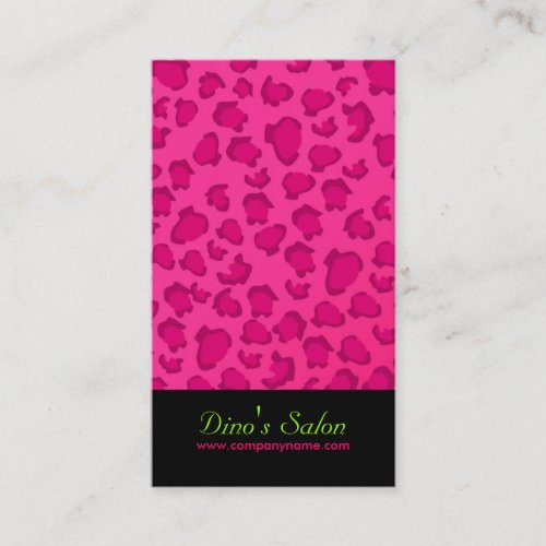 Leopard Print Business Cards