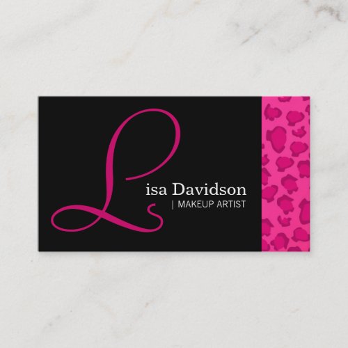 Leopard Print Business Cards