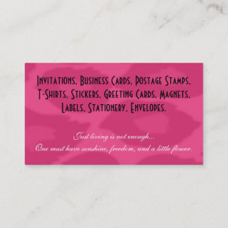 Leopard Print Business Cards