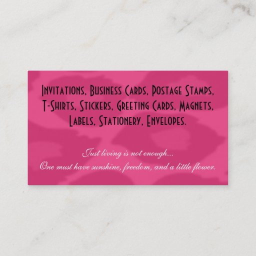 Customizable Leopard Print Business Cards
