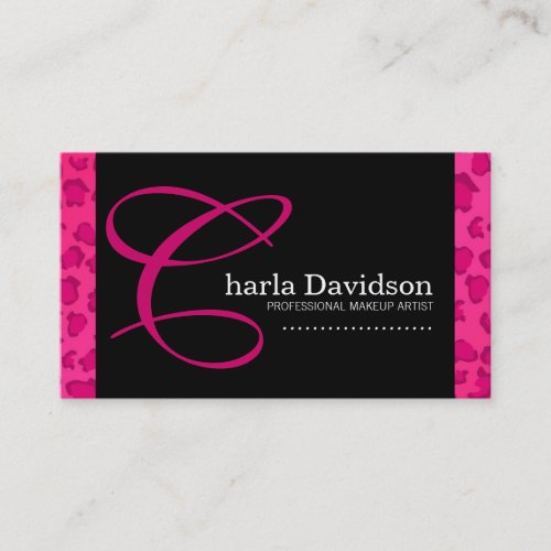 Leopard Print Business Cards