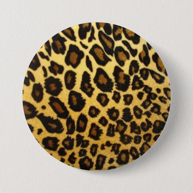 Leopard Print Button (Front)