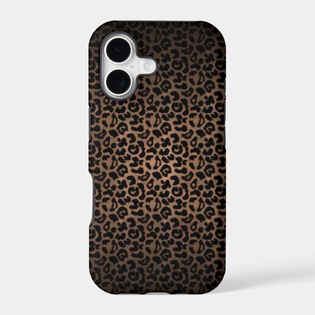 Leopard Print Camo Iphone Case (Back)