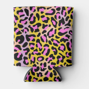 Leopard Print Can Cooler
