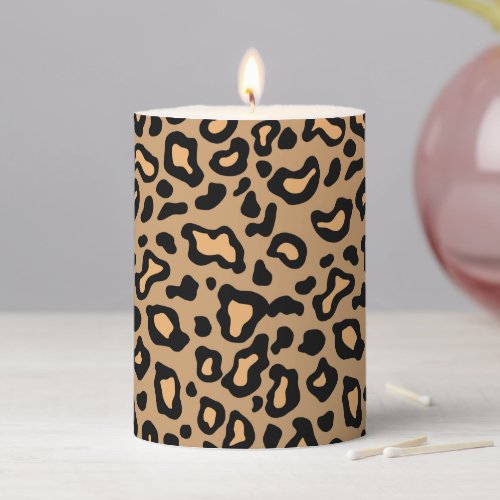 Leopard Print Candle 