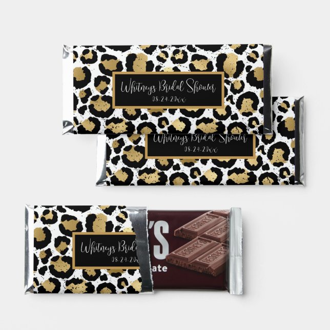 Leopard Print Candy Bars - Cheetah Print (Front)