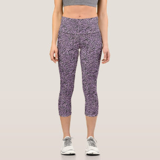 Leopard print capri legging