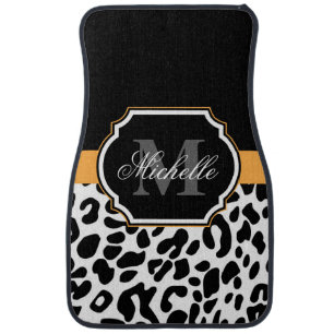 Leopard Print Car Floor Mat
