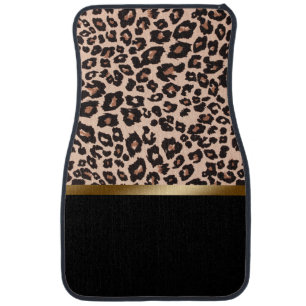 Leopard Print Car Mat