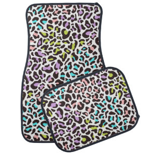 Leopard Print Car Mat