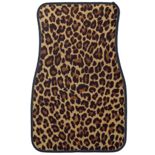 Leopard Print Car Mat