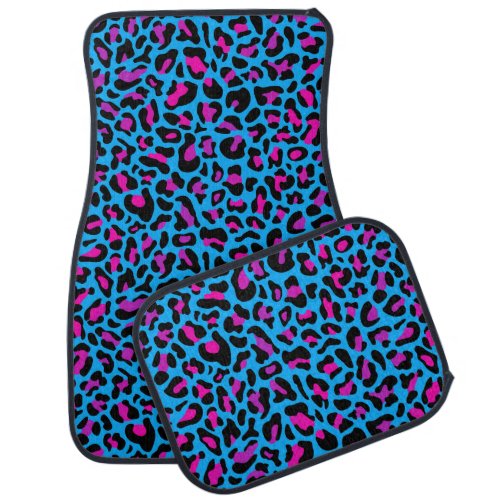 Leopard Print Car Mat