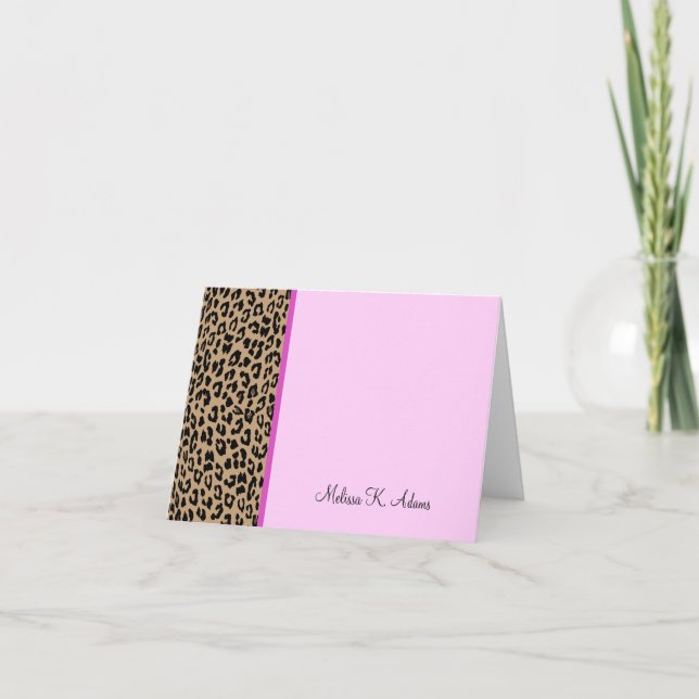 Leopard Print Card (Front)