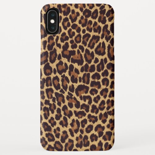 Leopard Print iPhone XS Max Case