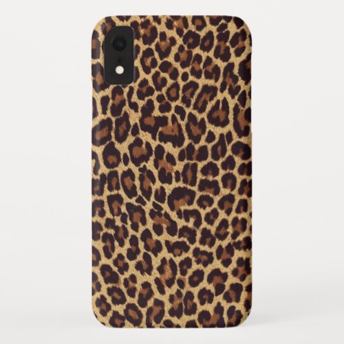 Leopard Print iPhone XR Case