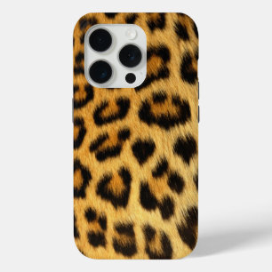 Leopard Print iPhone 15 Pro Case