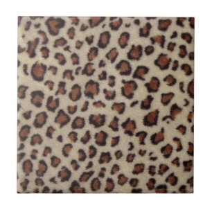 Leopard Print Ceramic Tile