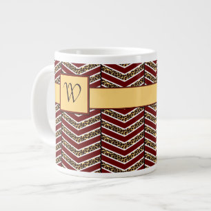 Leopard Print Chevron Specialty Mug