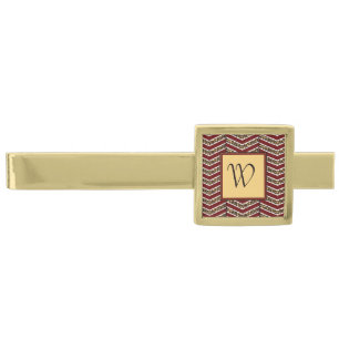 Leopard Print Chevron Tie Bar