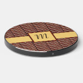 Leopard Print Chevron Wireless Charger (Front 2)