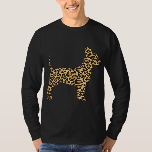 Leopard Print Chihuahua Chiwawa Dog Lover Owner Wo T_Shirt