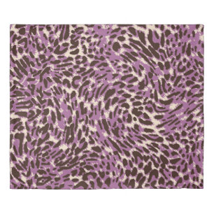 Leopard Print, Classic Animal Pattern. Duvet Cover