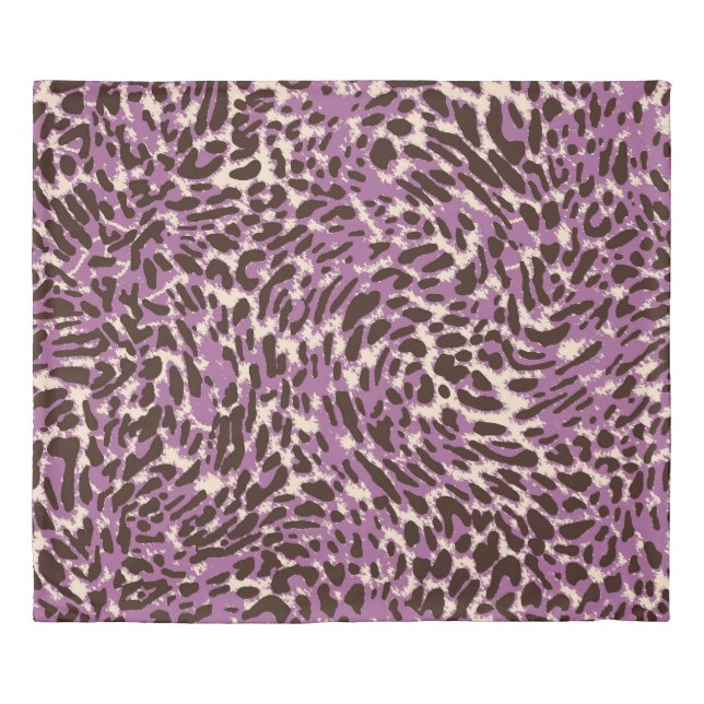 Leopard Print, Classic Animal Pattern. Duvet Cover (Front)