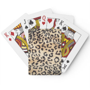 Leopard Print Classic Playing Cards