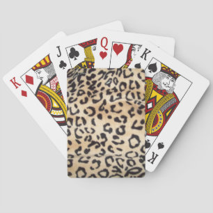 Leopard Print Classic Playing Cards