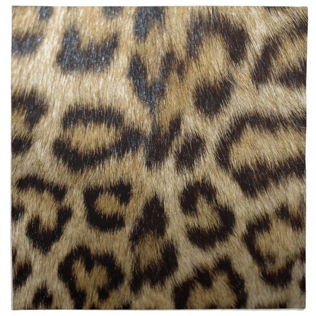 Leopard Print Cloth Napkin (Front)