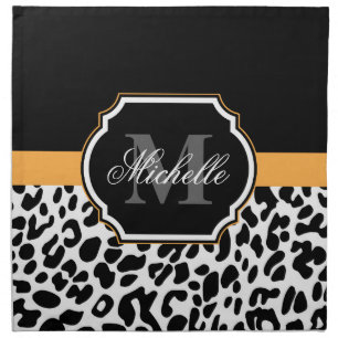 Leopard Print Cloth Napkin