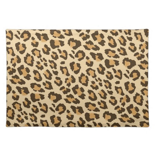 Leopard Print Cloth Placemat